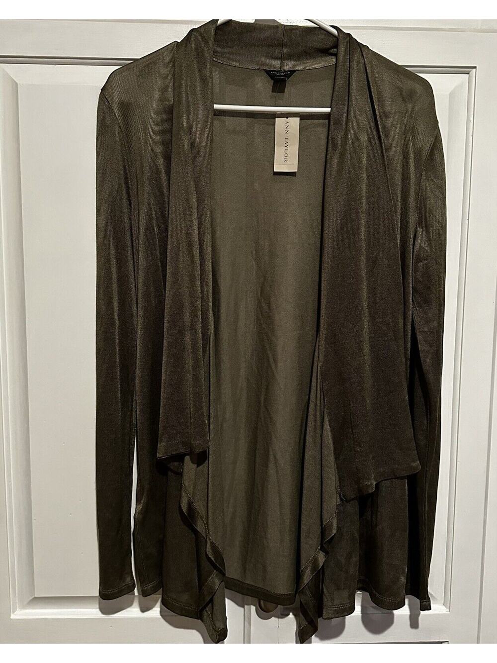 Ann Taylor Rayon Open Front Cardigan Sweater Women’s Size XS NWT - Picture 1 of 8